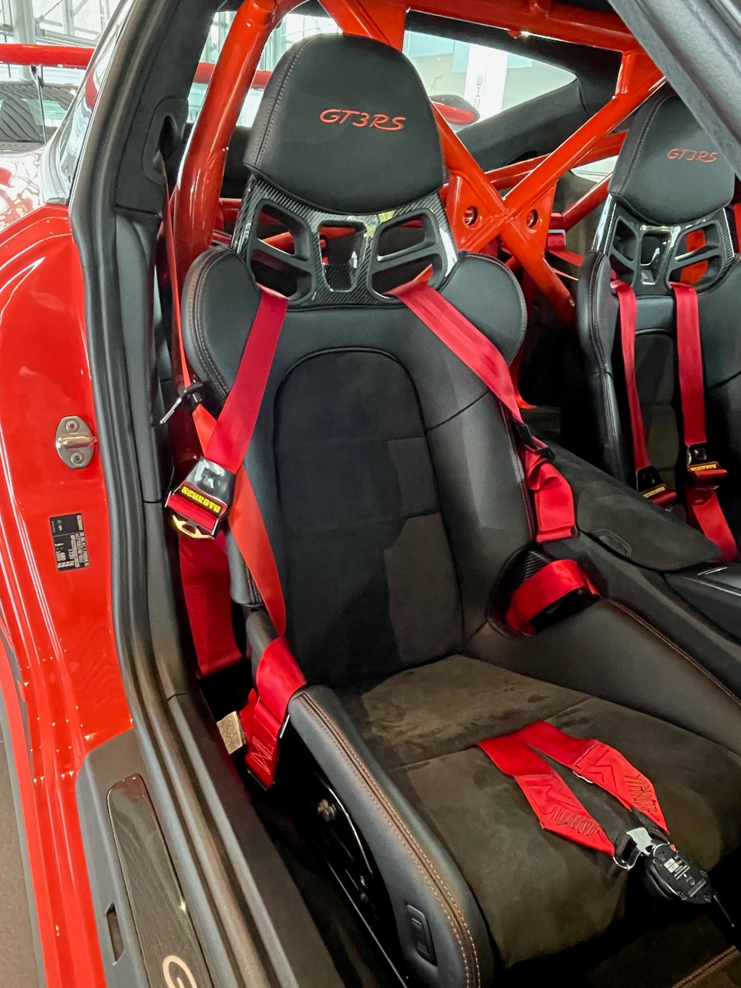 Porsche Vollschalensitz 911/718/981 - Sitzeinlagen mit Original Leder/Alcantara