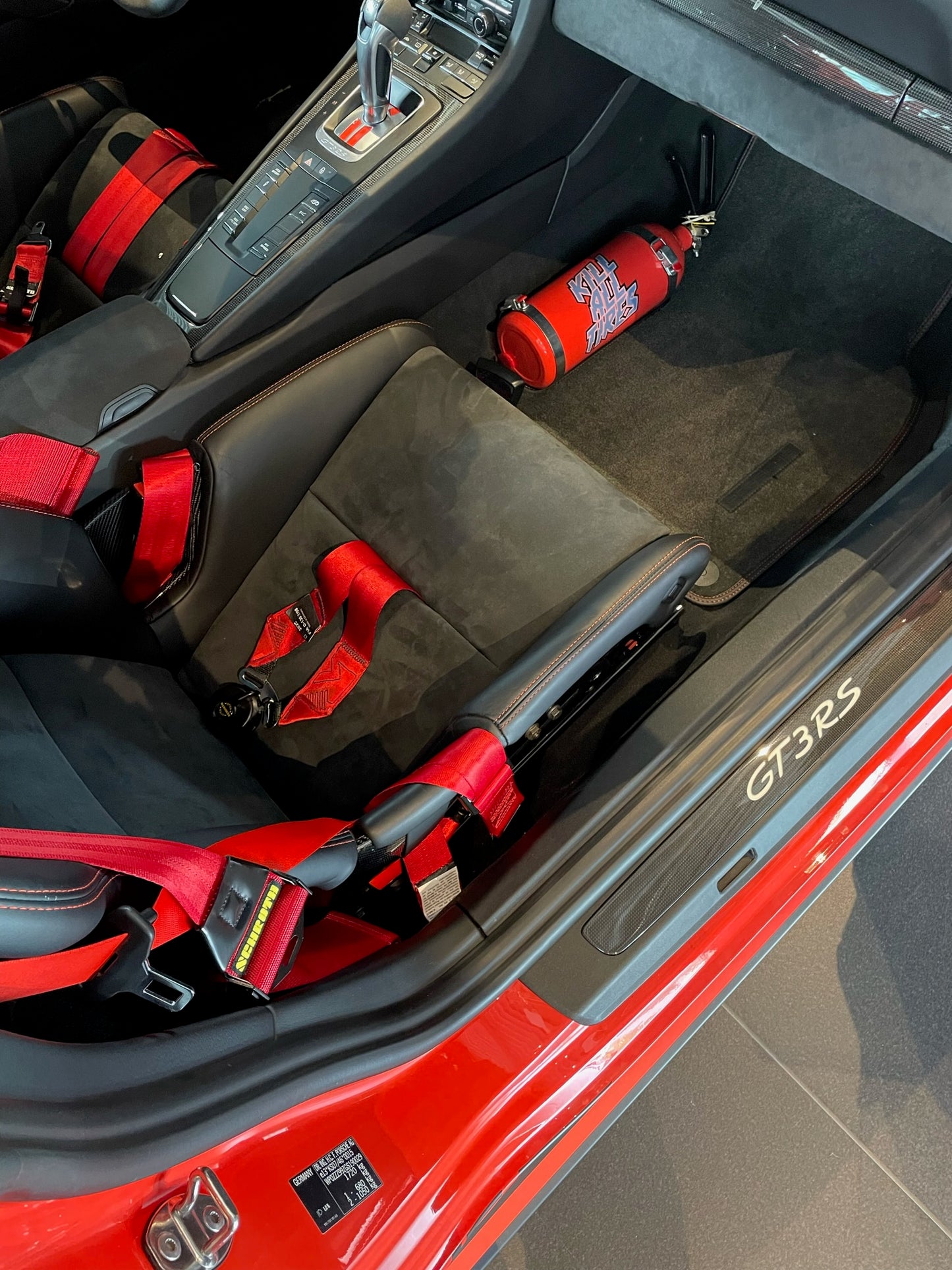 Porsche Vollschalensitz 911/718/981 - Sitzeinlagen mit Original Leder/Alcantara